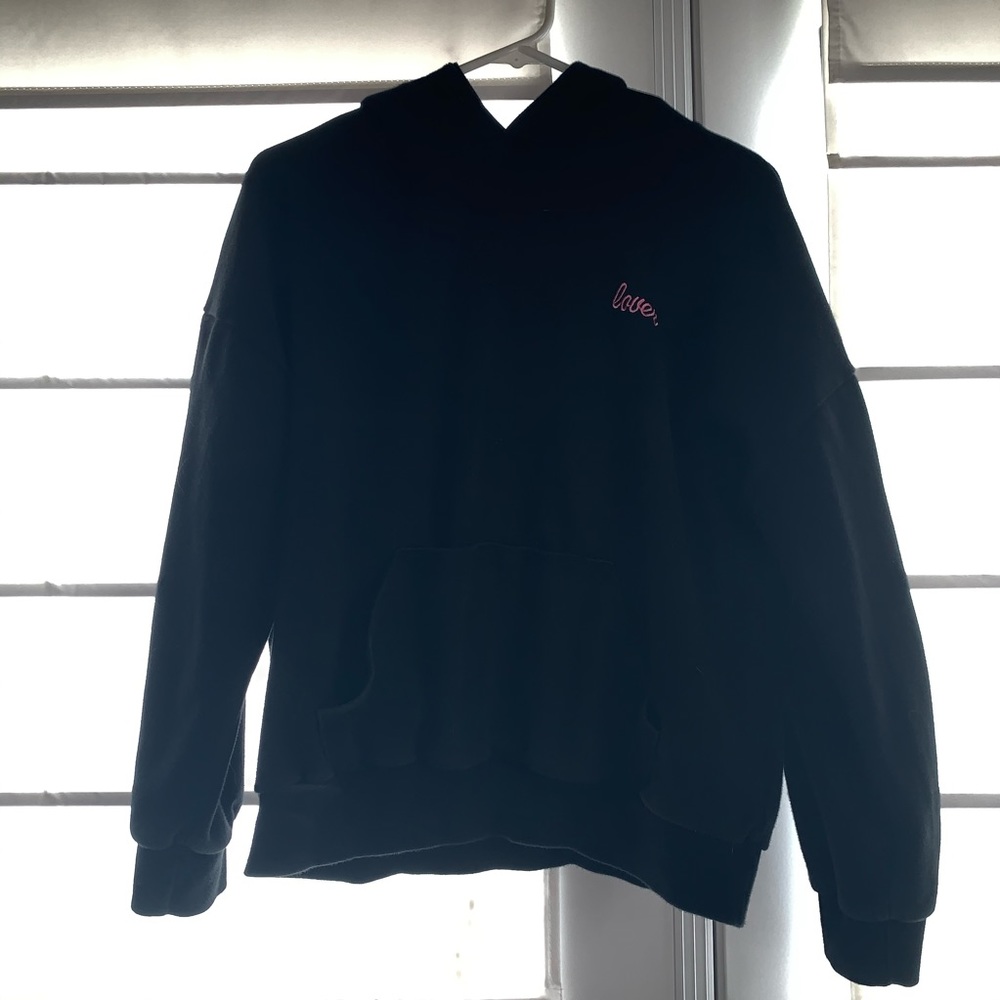 Lover Black Lightweight Hoodie